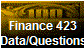 Finance 423
Data/Questions